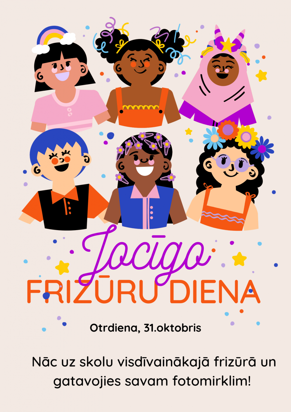 Jocīgo frizūru diena – 31.10.2023.