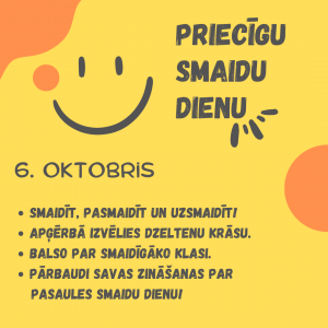 Pasaules smaida diena 6.oktobrī